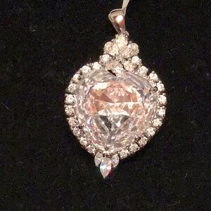 New Sterling Silver Heart Pendant